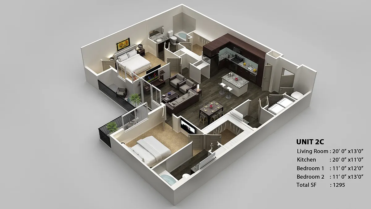 Floor plan B3