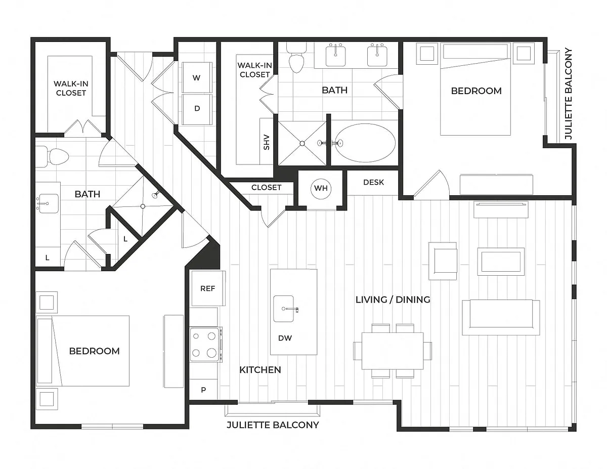 Floor plan T