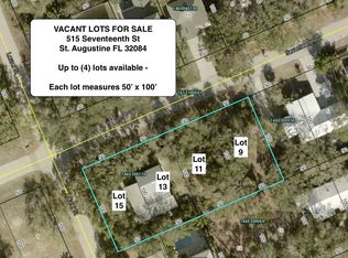 515 17th St LOT 9, Saint Augustine, FL 32084