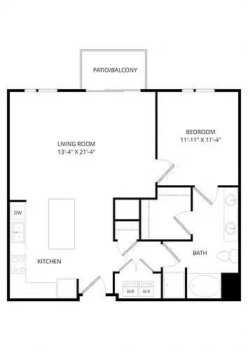 Floor plan B29 1X1