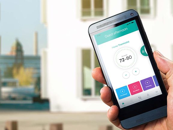 Control the temperature without getting up and never fumble for your keys again. Smart home tech available in every home!