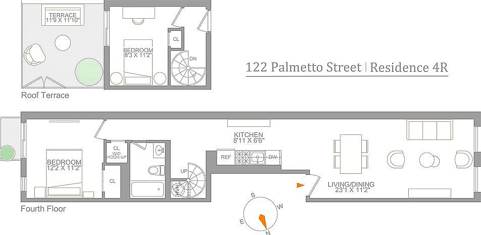 2nd image of 122 Palmetto St #4L