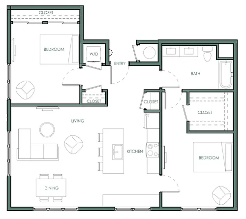 Floor plan Floorplan G