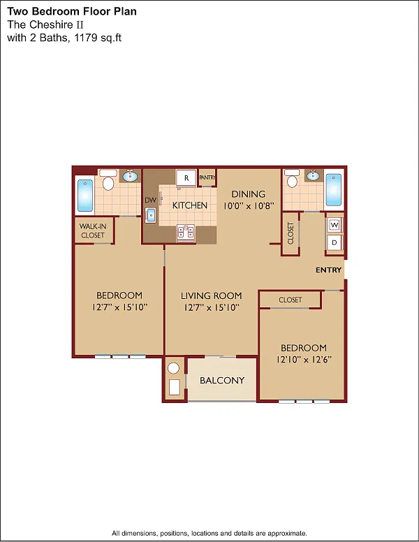 Floor plan $1.94/sq.ft. - The Cheshire II