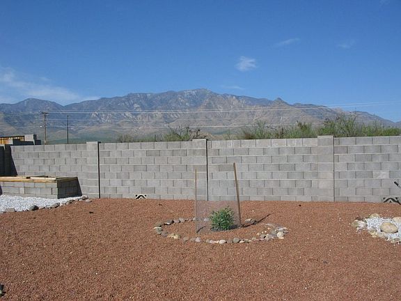 View of Mt. Graham from backyard and kitchen
