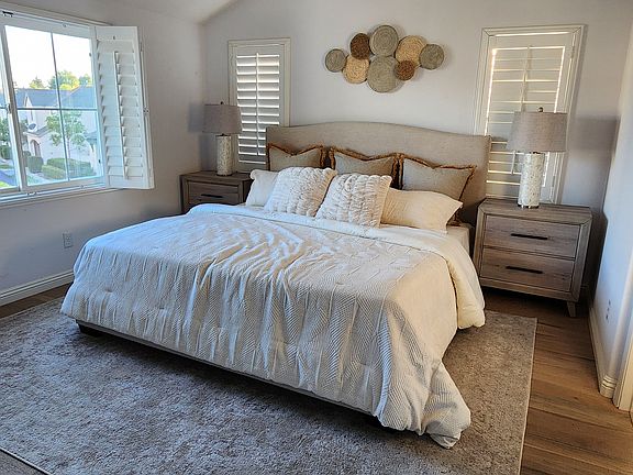 photos shown with staging for reference, home is not furnished