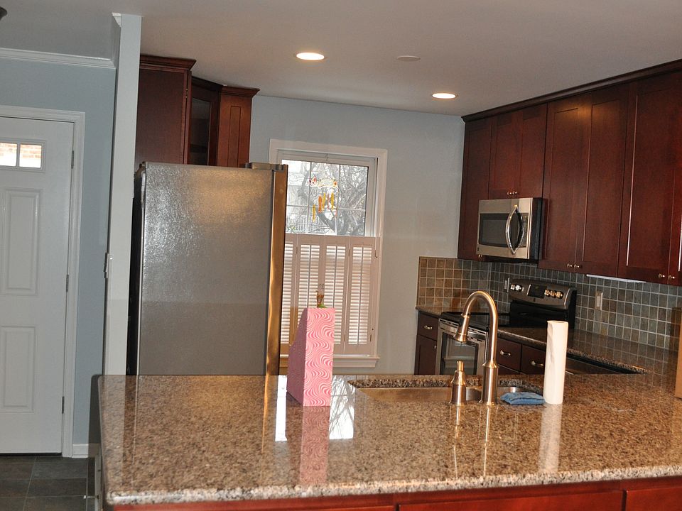 Newly renovated kitchen with stainless steel appliances