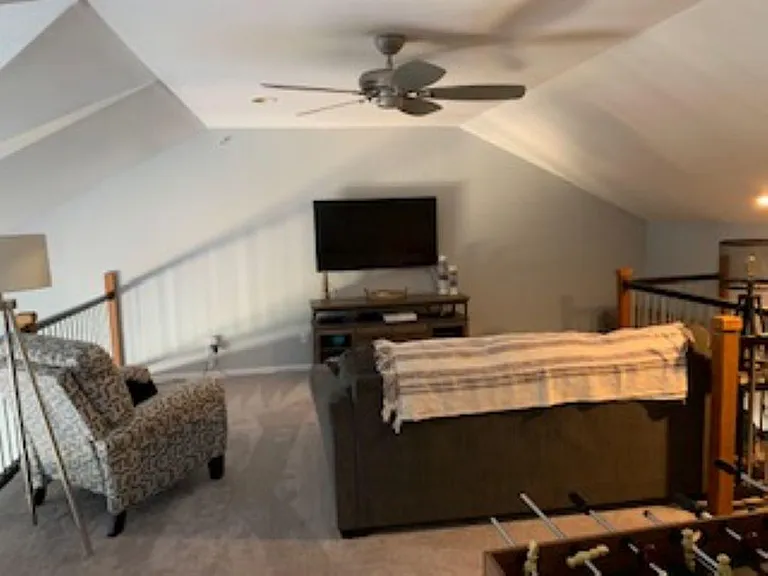 Loft living area. Smart TV and X-box.