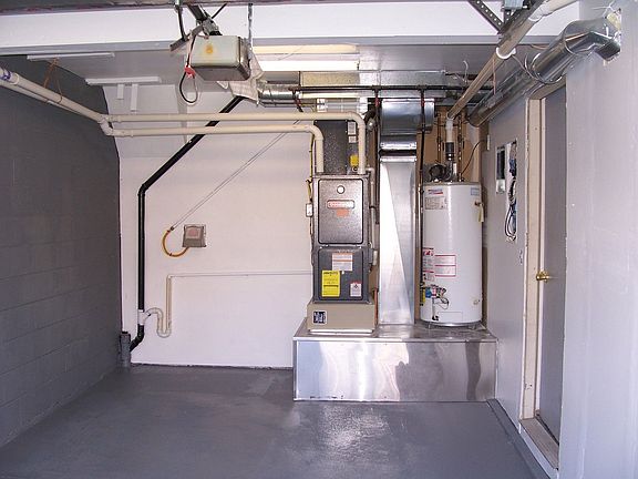 Garage (2) - NEW Hot water heater and furnace