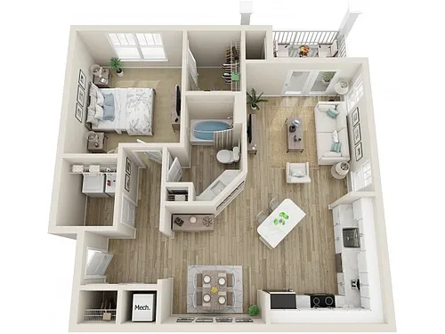 Floor plan The Beaufort