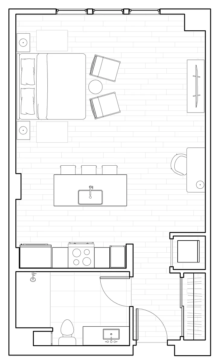 Floor plan STUDIO