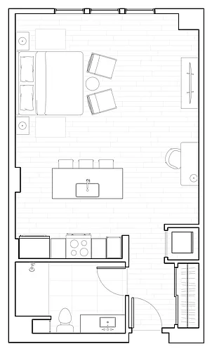 Floor plan STUDIO