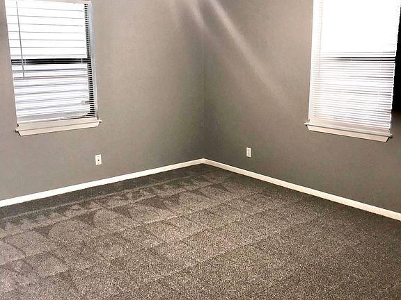 Master bedroom with two closets