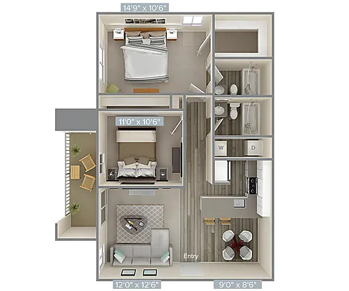 Floor plan 950