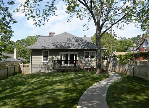 rear of house
