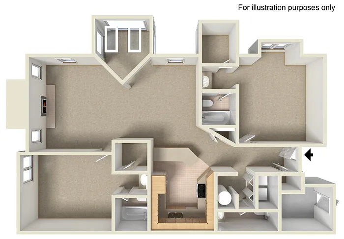 Floor plan B5 - B6