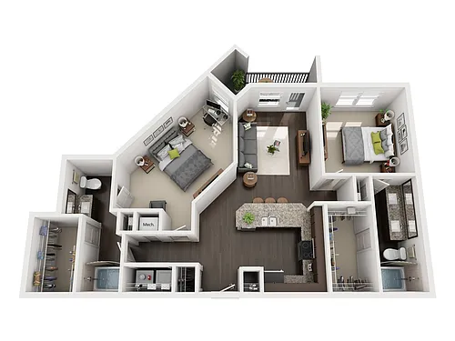 Floor plan B3