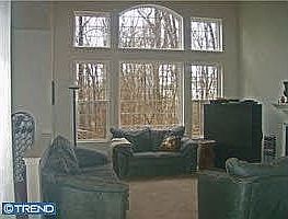 Two-story Family Room Overlooking Woods