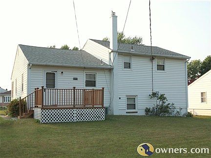 Rear view with deck