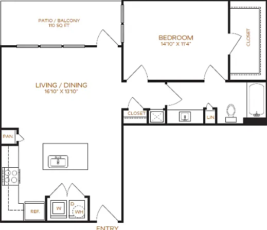 1 Bedroom | 1 Bathroom | 806 Sq. Ft. | Income Restricted 1 Bedroom | 1 Bathroom | 806 Sq. Ft. | Income Restricted