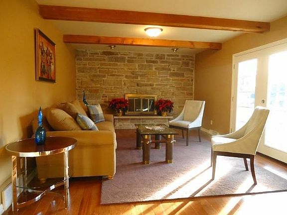 Cozy Family Room With Fireplace