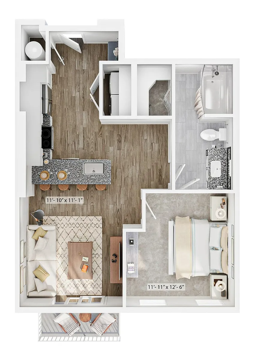 Floor plan A62