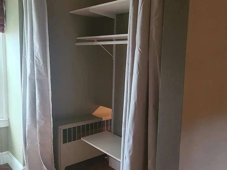Closet organizers throughout