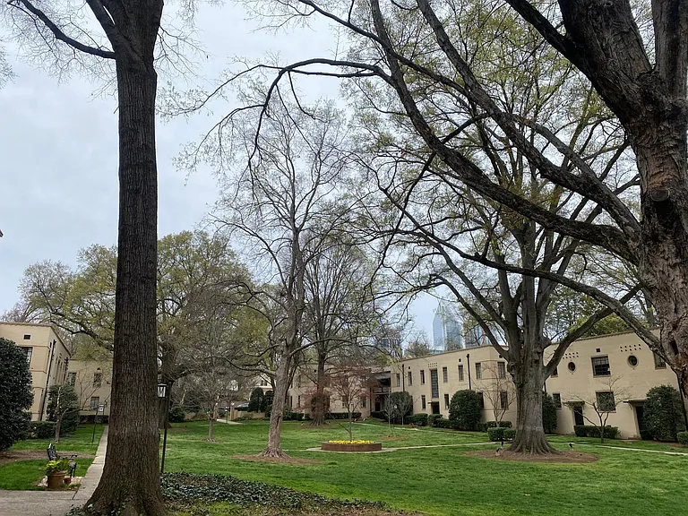 you can still see the skyline on a rainy day