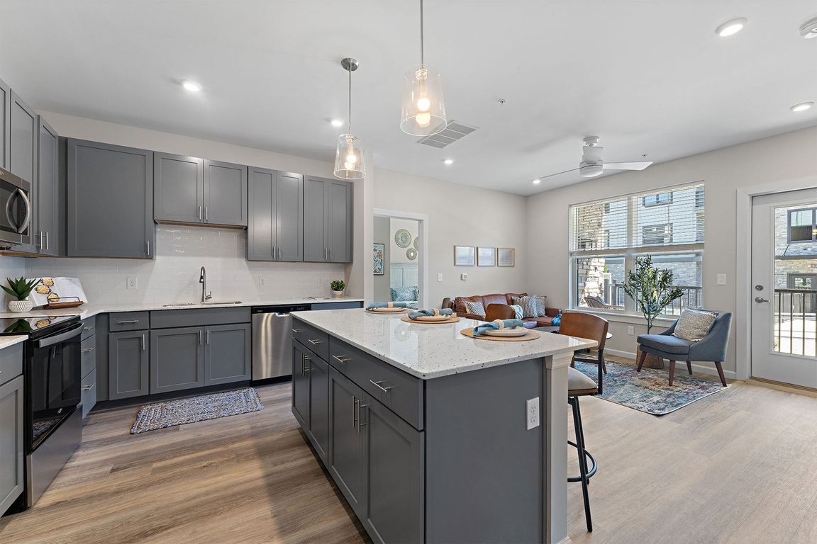 Kitchen and Living Room