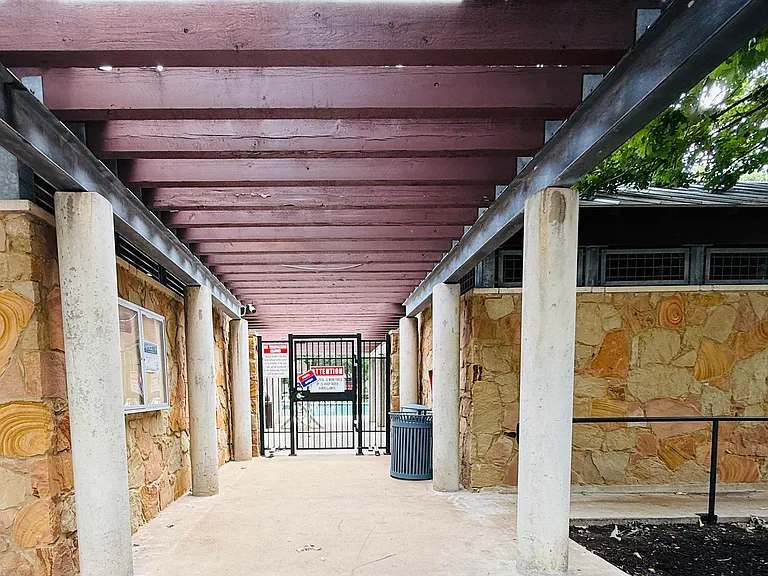 Community gated pool