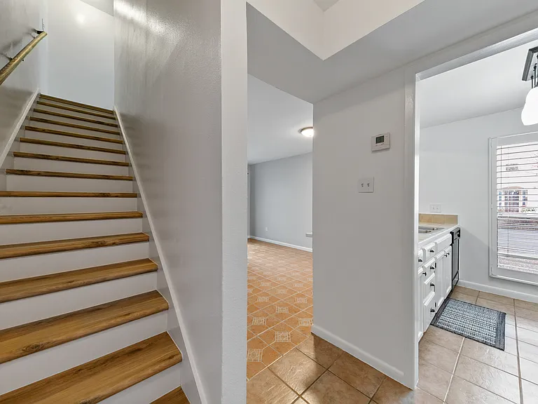 Stairs to the second floor bedroom