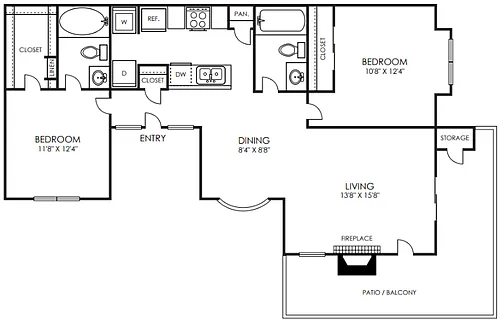 Floor plan B2 Classic