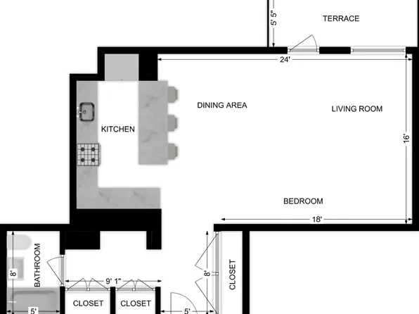 6040 Boulevard East APT 23K, West New York, NJ 07093
