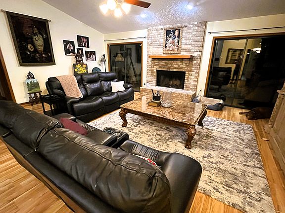 night view of family room