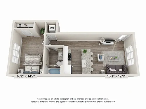 Floor plan The Davenport