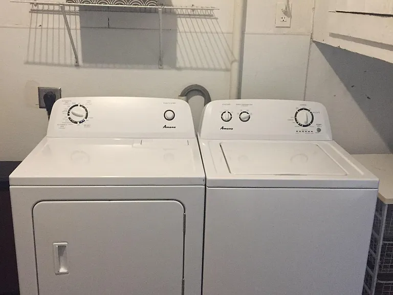 Full size washer and dryer