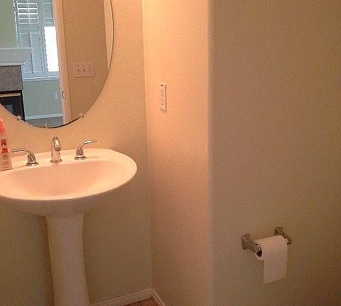 Downstairs with half bathroom