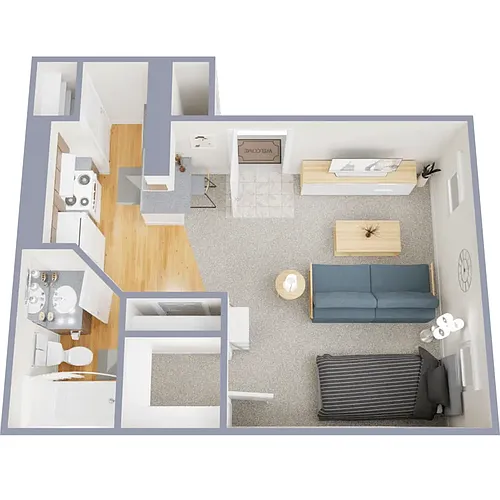 Floor plan One Bedroom