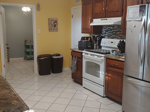 Ceramic top stove.  