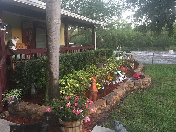 Landscaping in front of home
