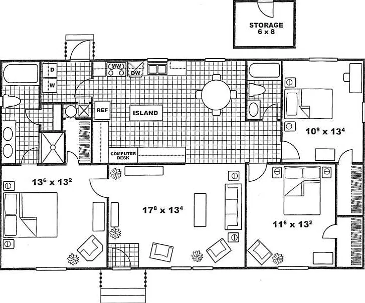 3 bed, 2.0 bath, $1,430 — Photo 3