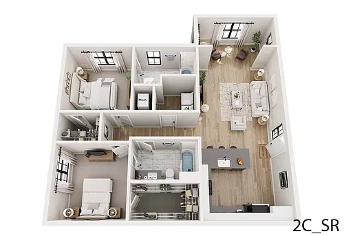 Floor plan 2C-SR