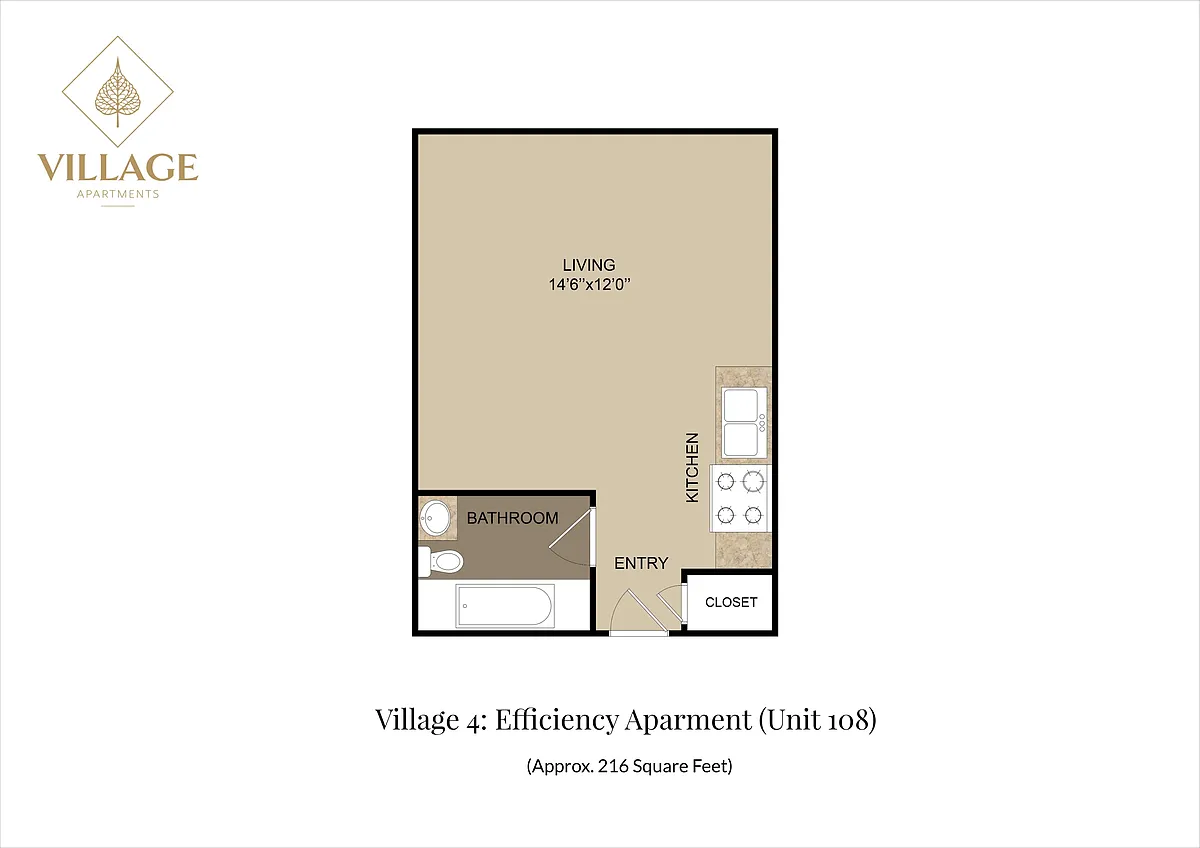 Floor plan Efficiency 4-01