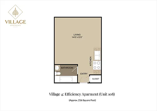 Floor plan Efficiency 4-01