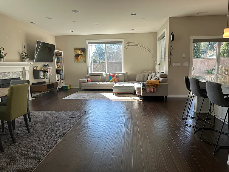 Large open living area with ample light
