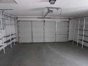 2 car garage with additional storage