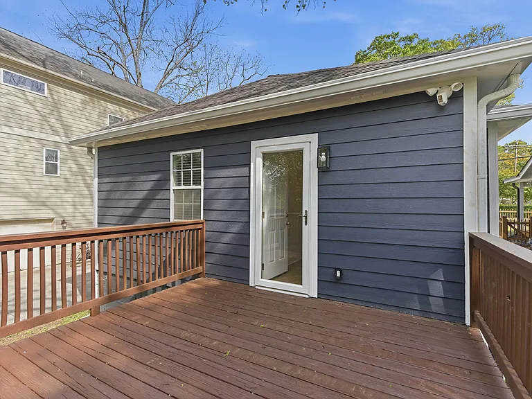 Rear deck