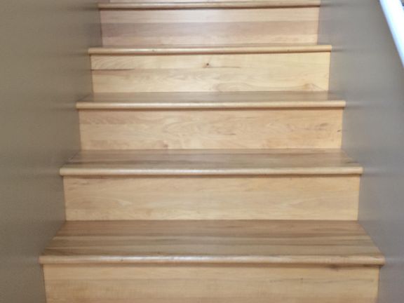 Wood stairs