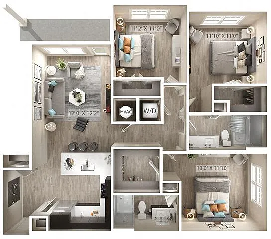 Floor plan Beacon (C1-1garA)