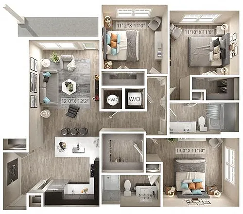 Floor plan Beacon (C1-1garA)